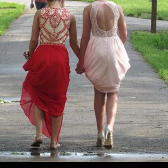 Red Prom Dress - Picture 3 of 4